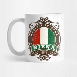 Siena, Italia -- Retro Style Design Mug